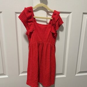 Zara Vibrant Red Kids Casual Dress